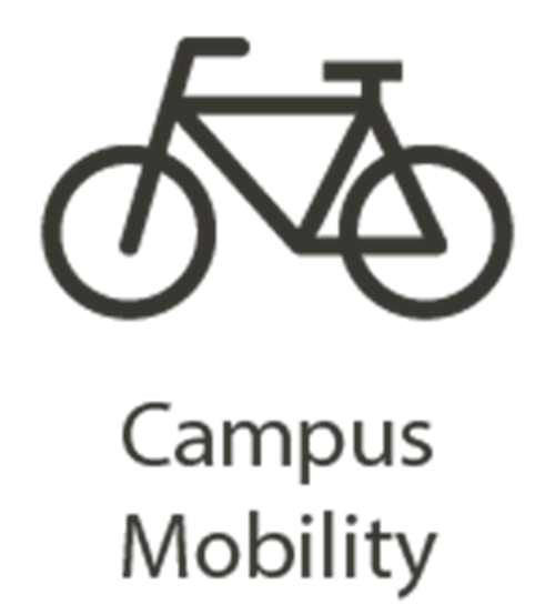 A bicycle representing Campus Mobility